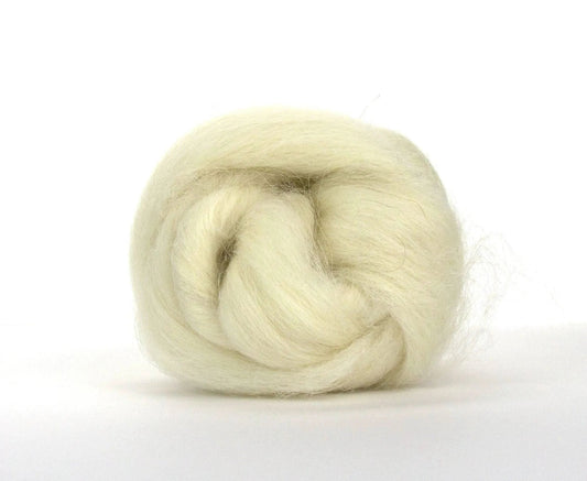 Paradise Fibers Icelandic Wool Top - White