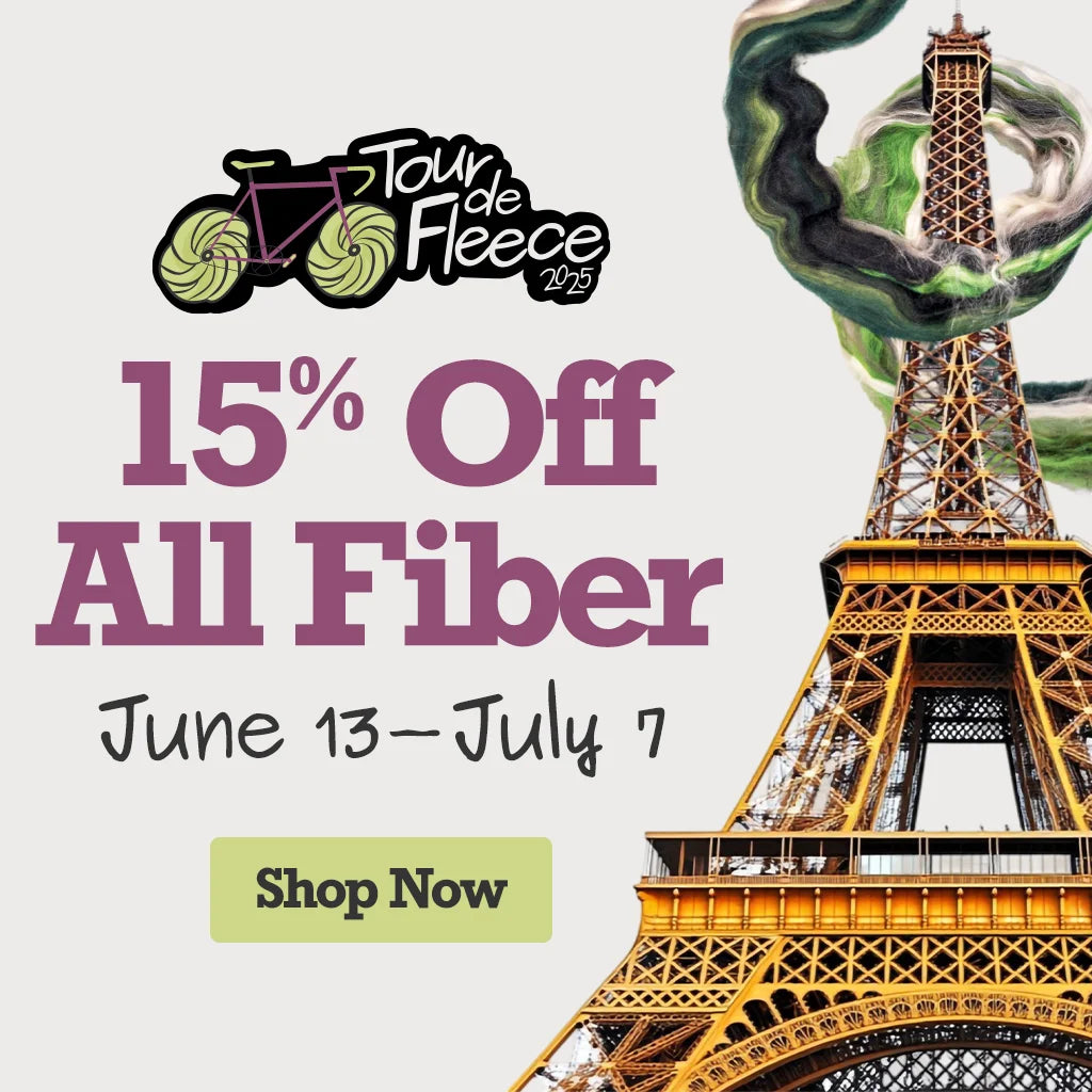 Tour De Fleece 2025: 15% Off All Fiber June 13—July 7