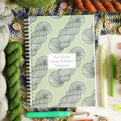 The Crochet Design & Project Notebook - Assorted Colors