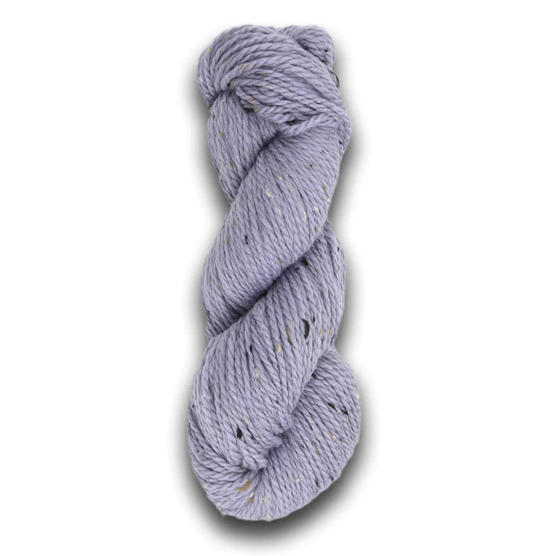 Thistle- A pale, faded soft purple with flecks of caramel, cream and black tweedy bits.