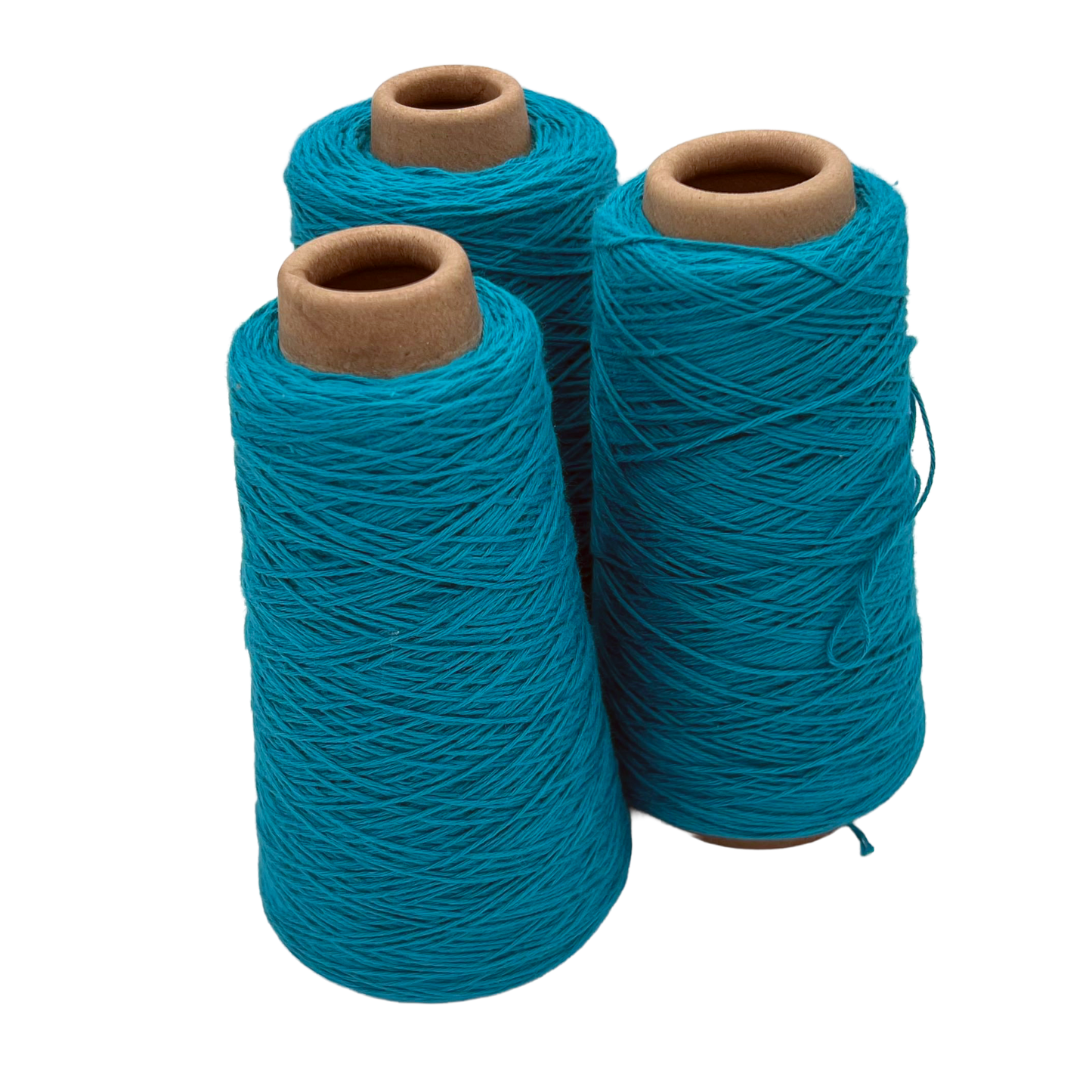 8/4 Cotton Weaving Yarn - Turquoise Blue | 4oz, 8oz, or 16oz Cones by Lofty Fiber