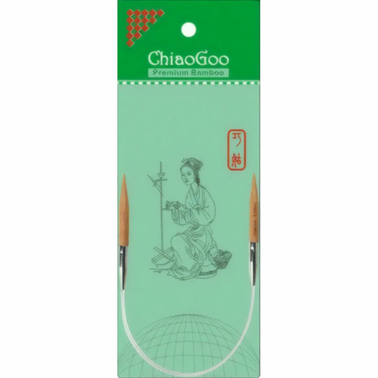 ChiaoGoo Bamboo Circular Knitting Needles - 9" (23cm)