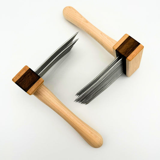 Double Row Wool Combs - Quality Stainless Steel Tines