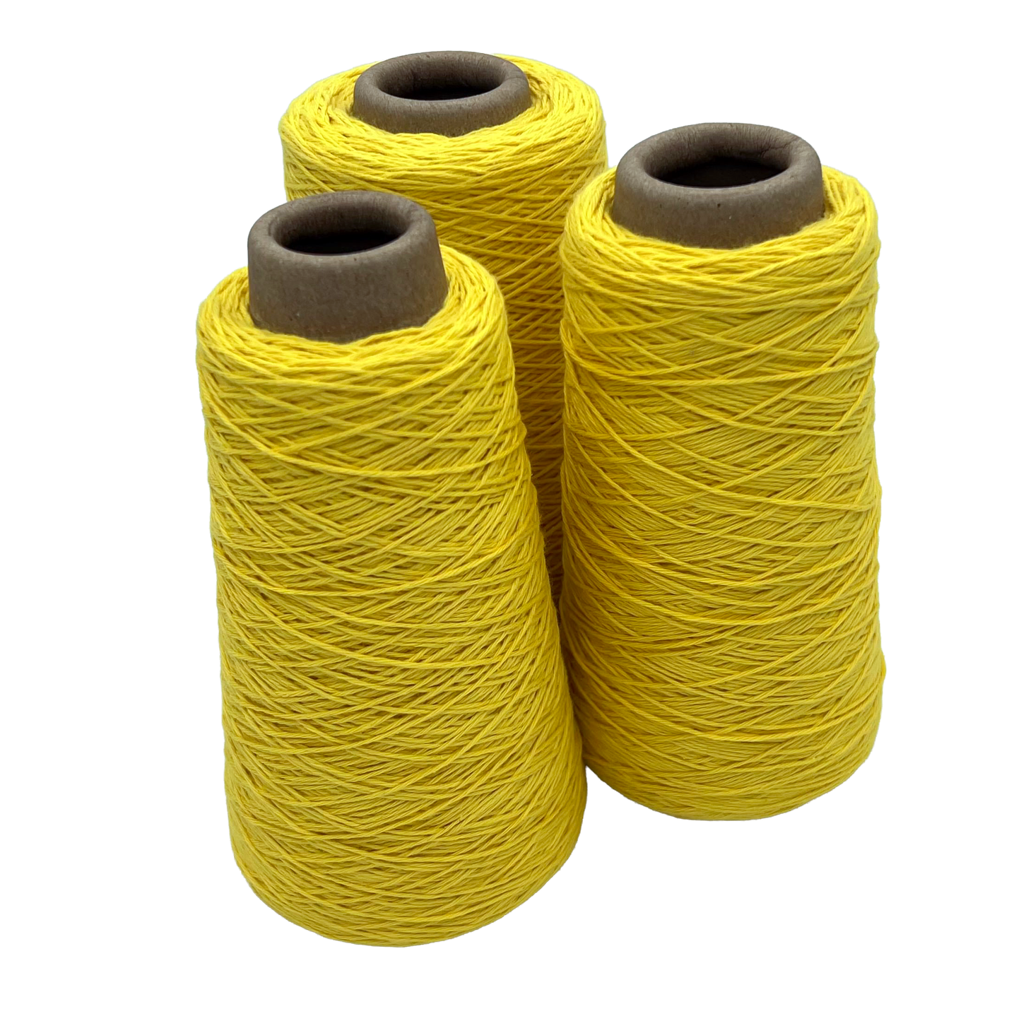 8/4 Cotton Weaving Yarn - Lemon Yellow | 4oz, 8oz, or 16oz Cones by Lofty Fiber