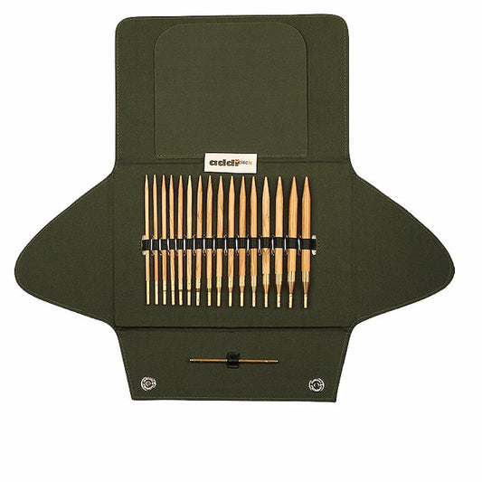 Addi Click Olive Wood Interchangeable Knitting Needle Set - Paradise Fibers