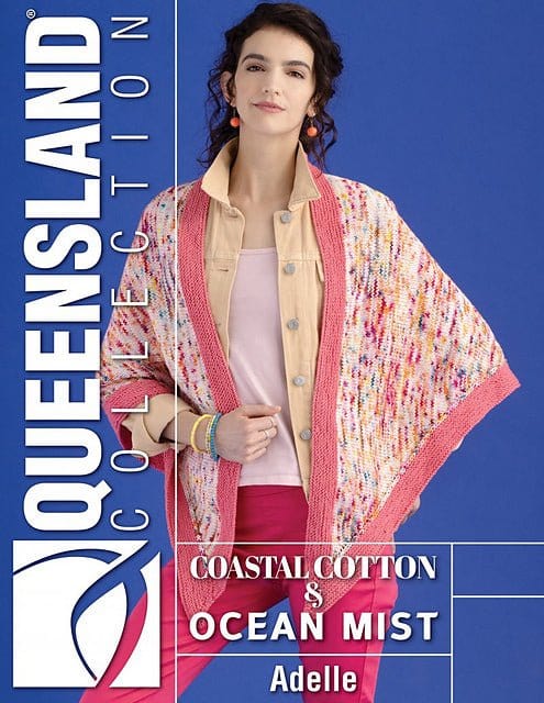 ADELLE Shawl Pattern from Queensland Leaflet - Paradise Fibers