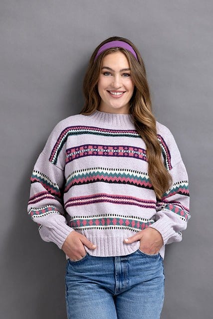 ANDREA Sweater Pattern from Queensland Leaflet - Paradise Fibers