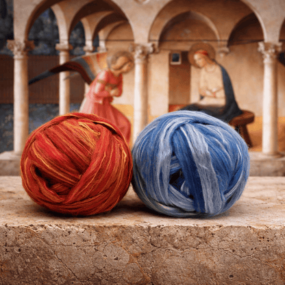Paradise Fibers Angel Wings – 75% Shetland Wool, 25% Mulberry Silk Fiber Blend