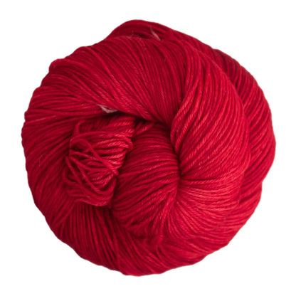 Malabrigo Arroyo Sport Yarn color 611 Ravelry Red