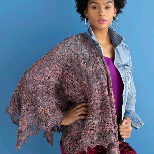 Arianna Chamborgese Shawl Pattern by Melissa Leapman - Paradise Fibers