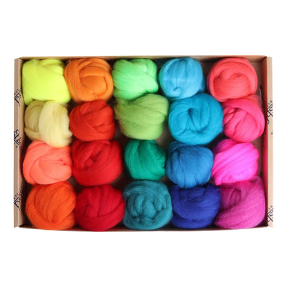 Ashford Corriedale Sliver Felting Starter Packs
