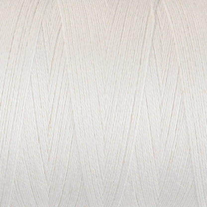 Ashford Cottolin 8/2 Cone color Bleached White 801