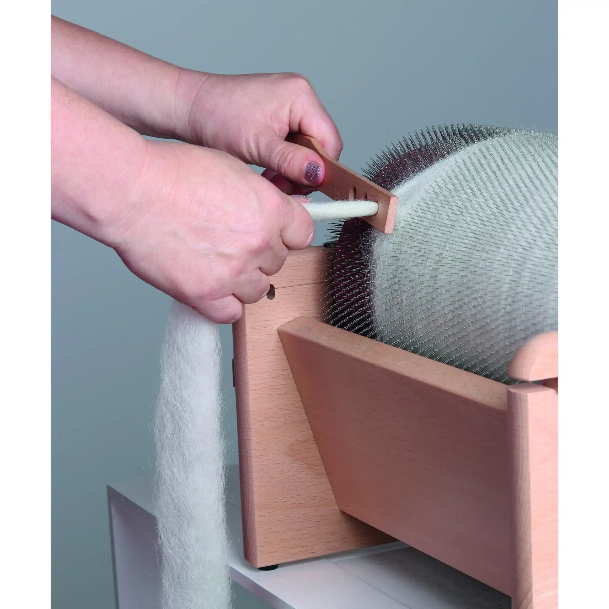Ashford e-Drum Carder, with diz