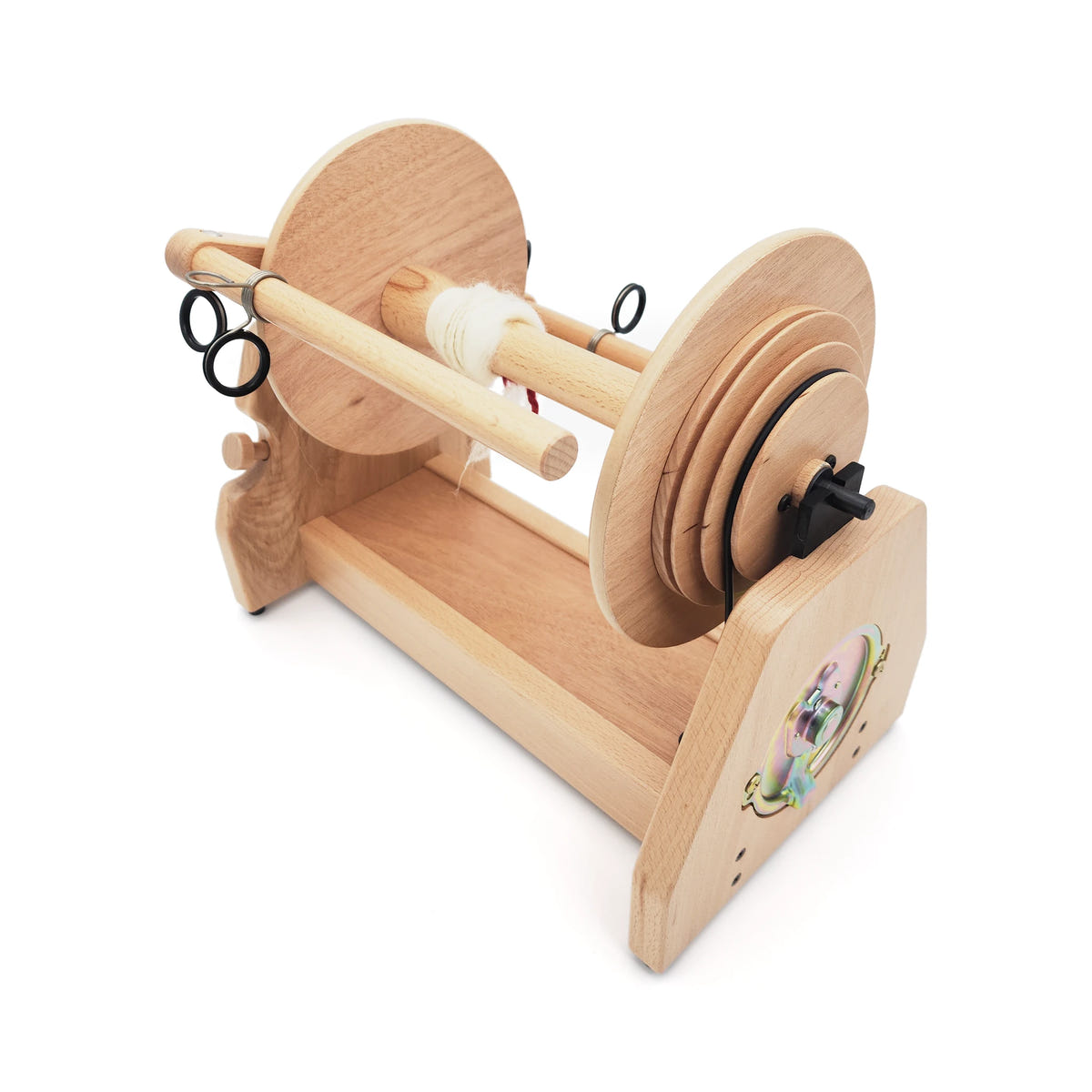 Ashford e-Spinner Super Jumbo electric spinner, back right view