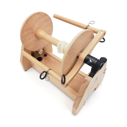 Ashford e-Spinner Super Jumbo electric spinner, front left view