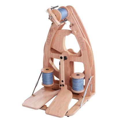 Ashford Joy 2 Spinning Wheel, double treadle option, assembled