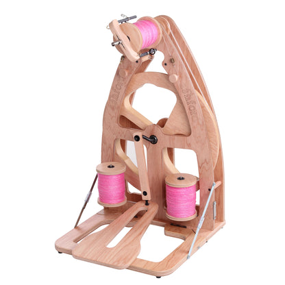 Ashford Joy 2 Spinning Wheel, single treadle, assembled and ready to spin