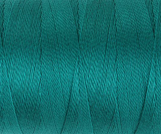 Ashford Mercerized Cotton Cones - 10/2 color Turquoise Green 866