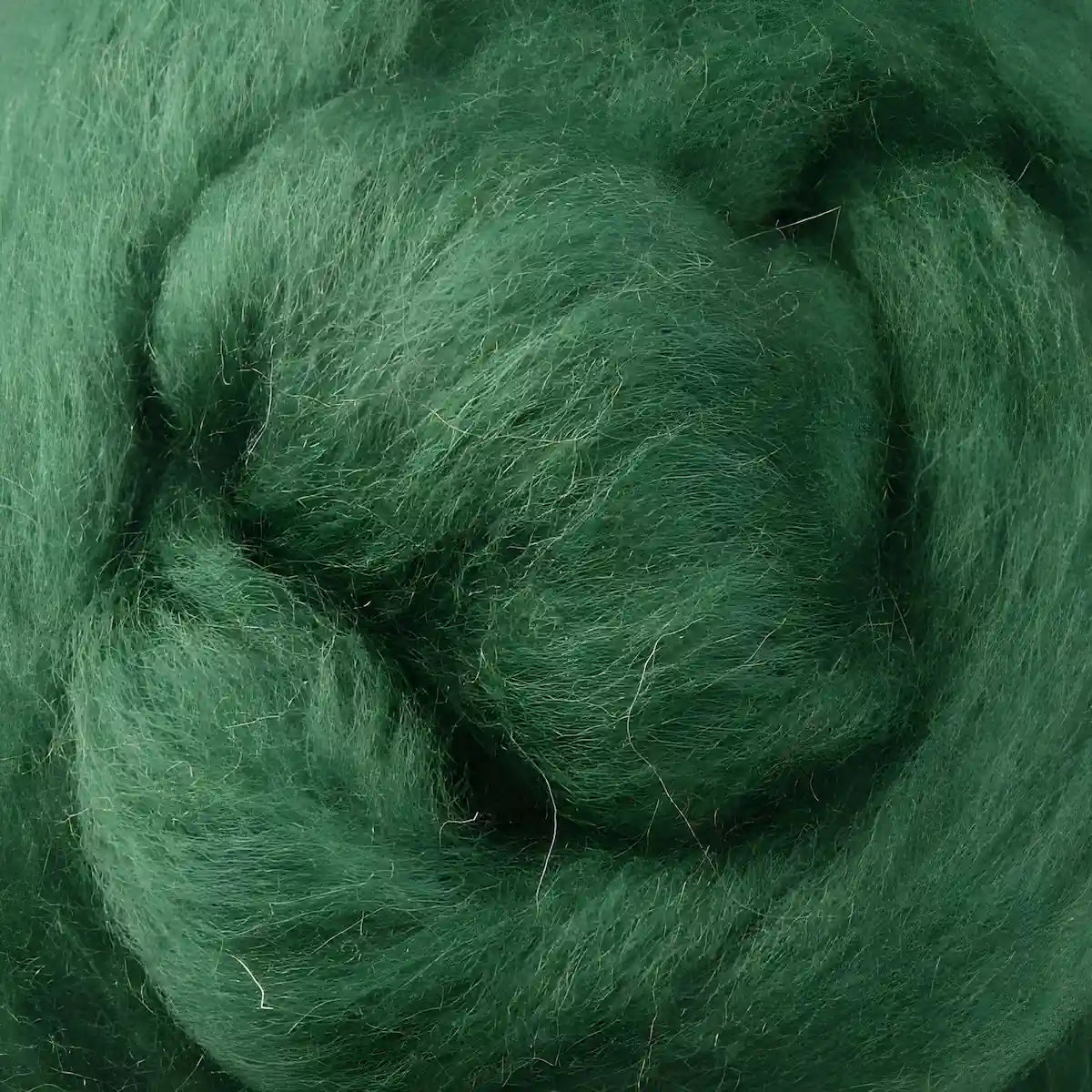 Ashford Solid Colored Corriedale Sliver - Kiwi - Paradise Fibers