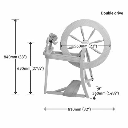 Ashford Traditional Spinning Wheel - Paradise Fibers