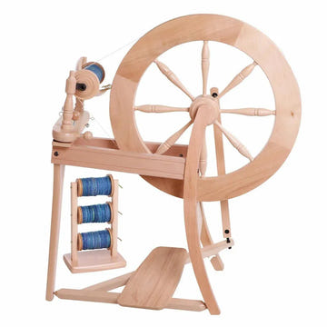 Ashford Traditional Spinning Wheel, Single Drive Natural