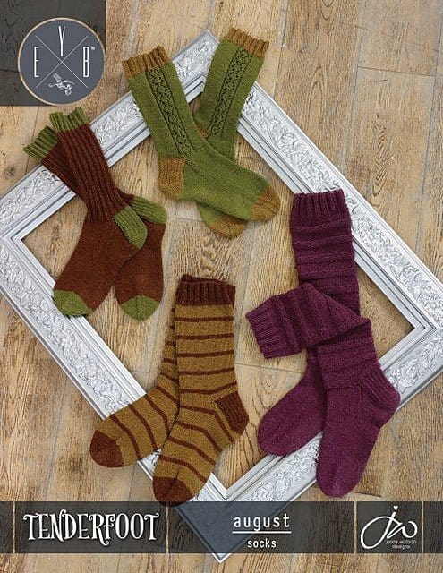 AUGUST Socks Pattern from Queensland Leaflet - Paradise Fibers
