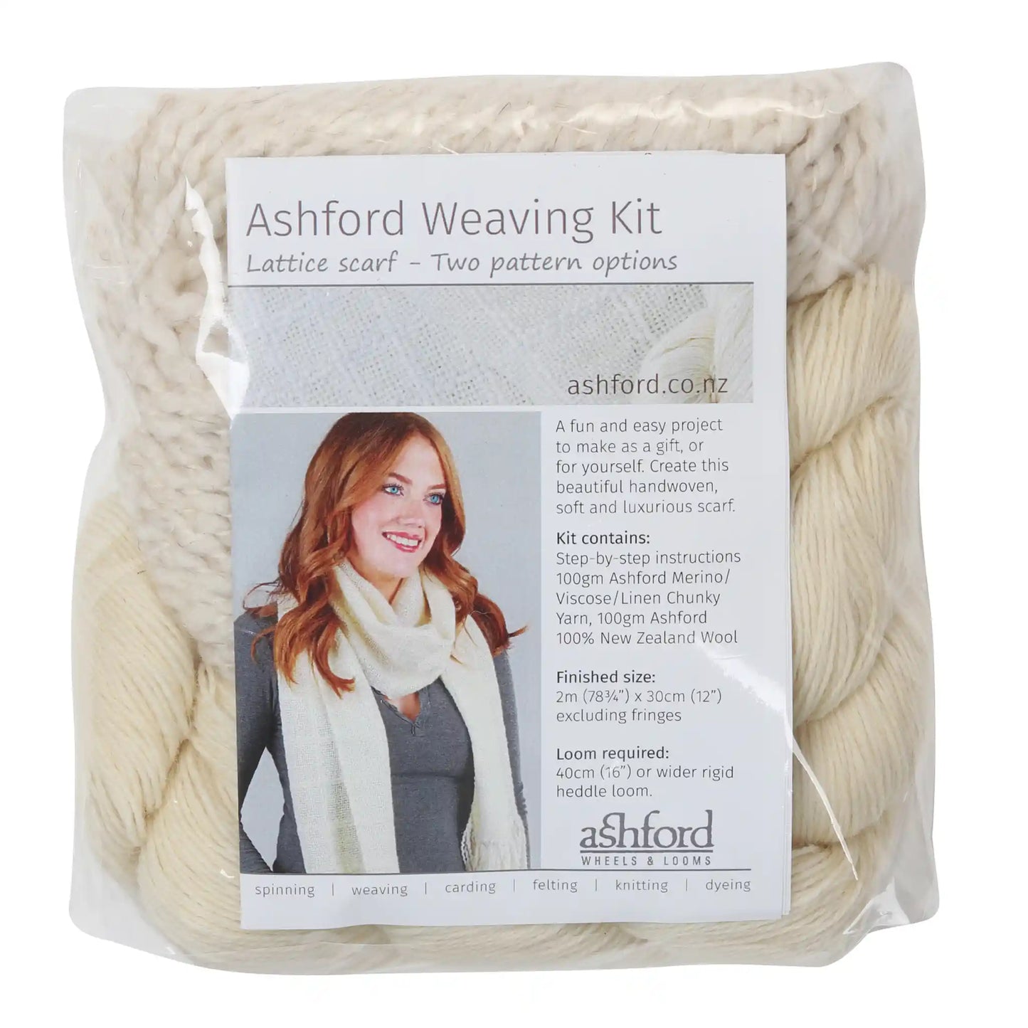 Ashford Lattice Scarf Weaving Kit