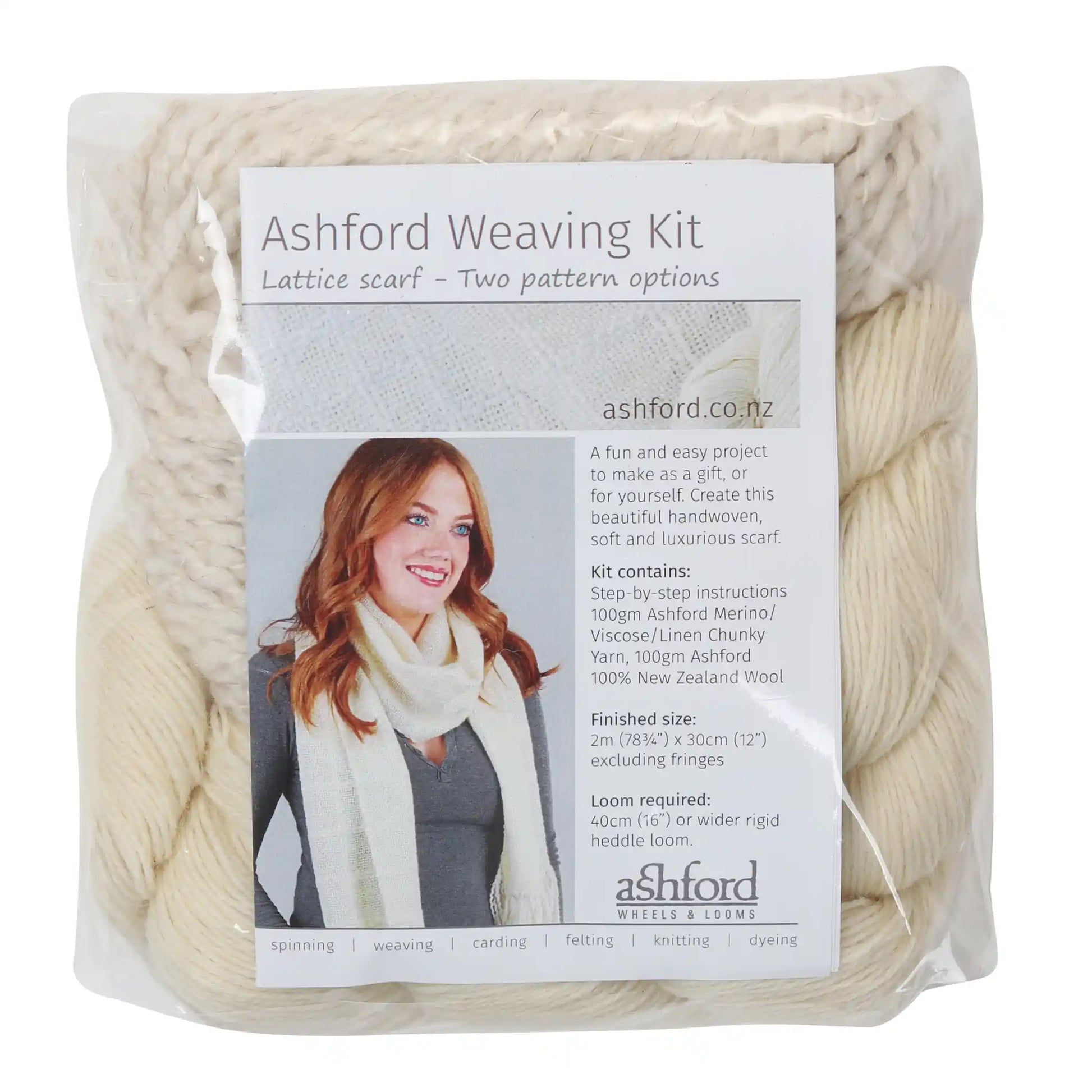 Ashford Lattice Scarf Weaving Kit