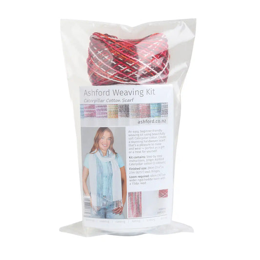 Ashford Caterpillar Cotton Weaving Kit - Inferno