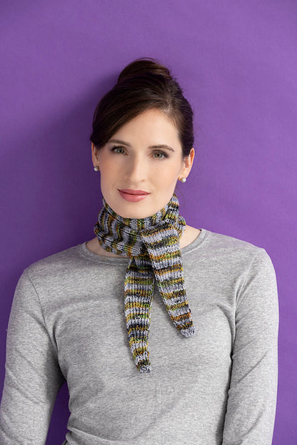 Araucania Huasco Sock Twilight Paints Jenna Scarf Kit - Choose Colors for Price