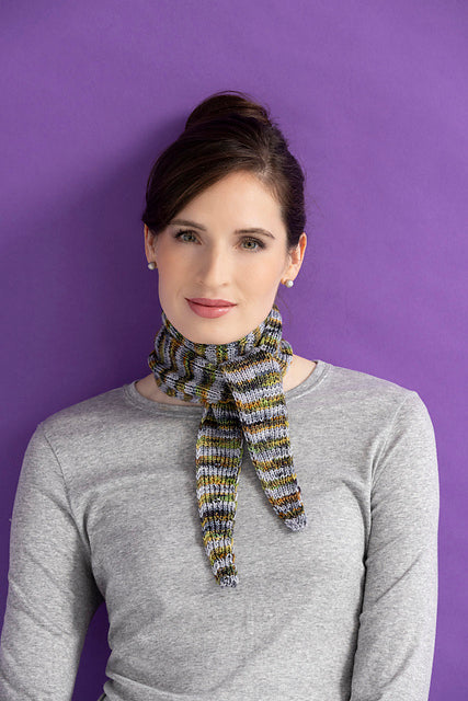 Araucania Huasco Sock Twilight Paints Jenna Scarf Kit - Choose Colors for Price