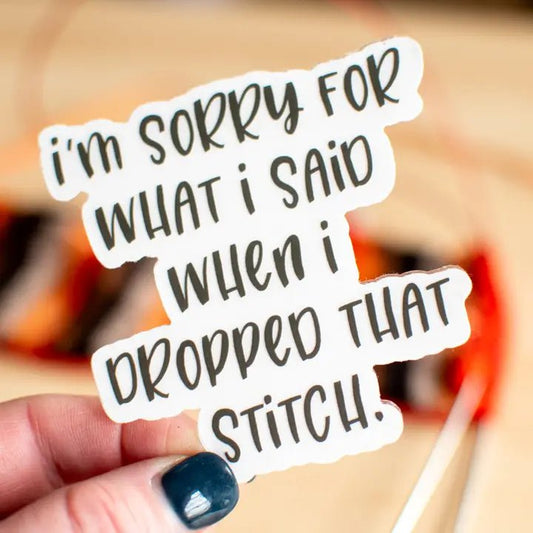 Binkwaffle | Sorry... Stickers - Paradise Fibers