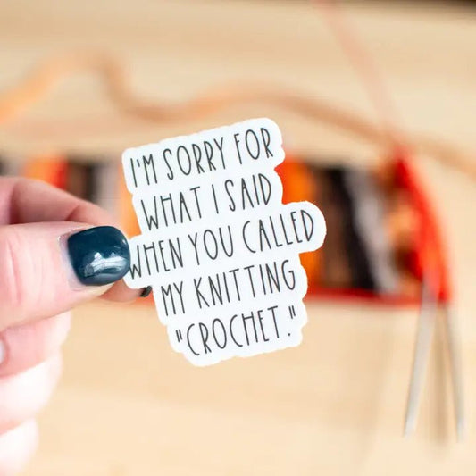 Binkwaffle | Sorry... Stickers - Paradise Fibers