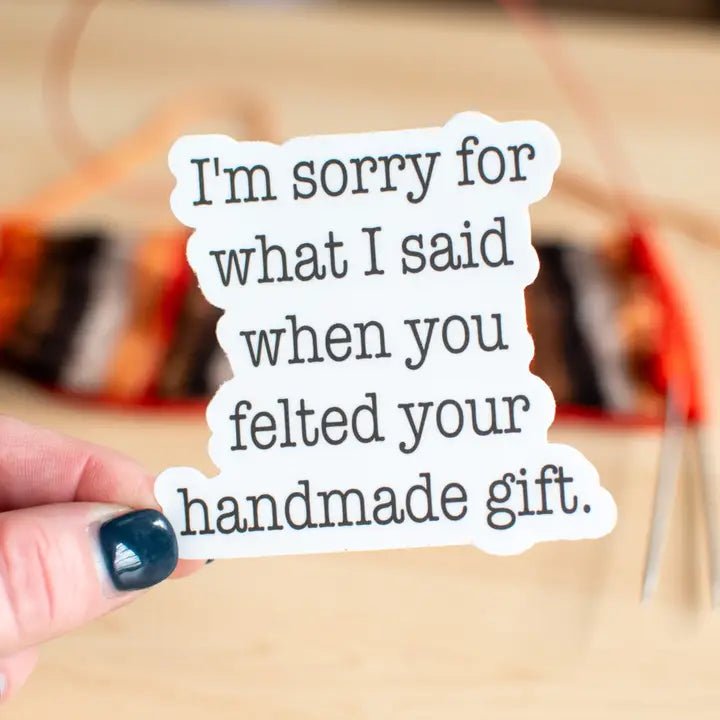 Binkwaffle | Sorry... Stickers - Paradise Fibers