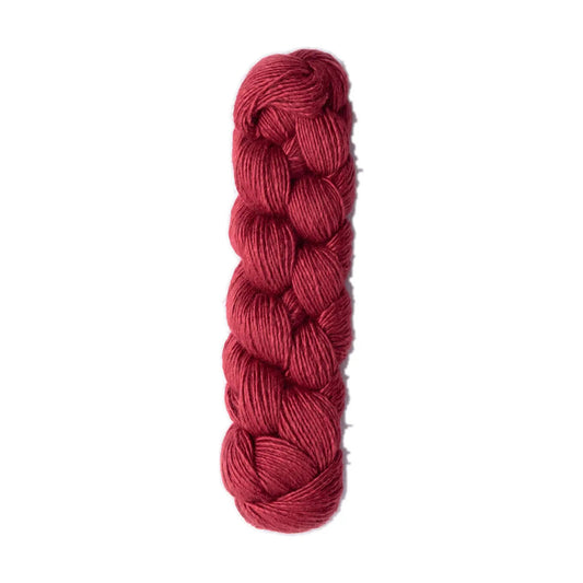 Blue Sky Fibers Metalico Yarn color 1630 Carnelian Red