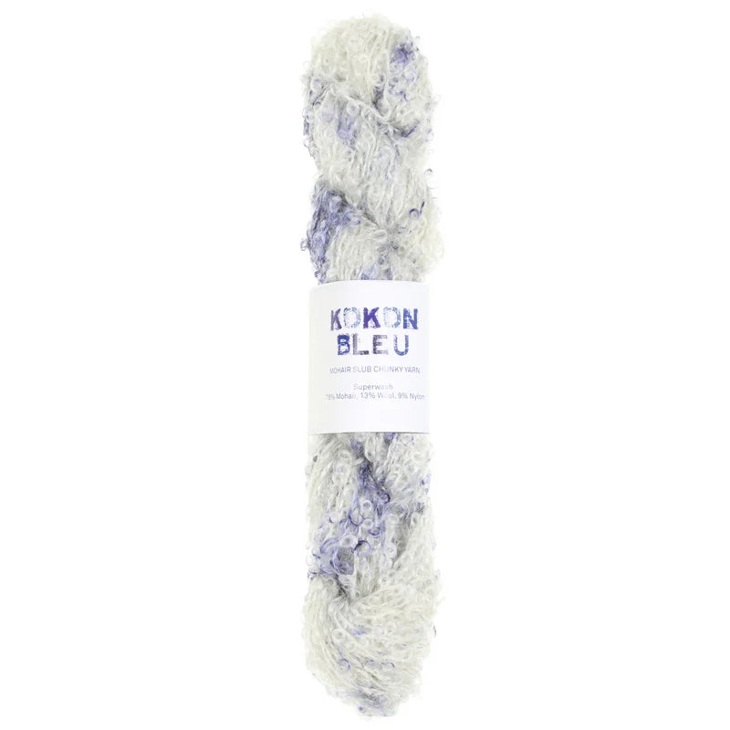 KOKON BLEU Slubby Mohair Yarn