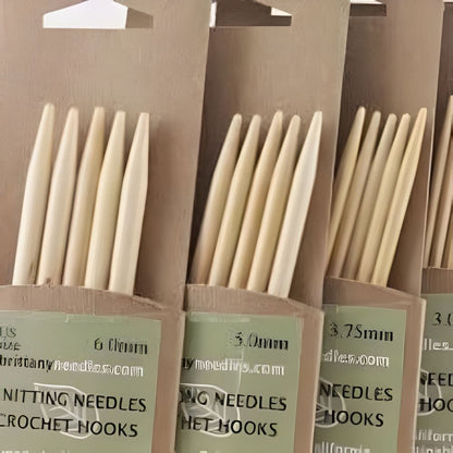 Brittany Birch 5" Wooden Double Pointed Knitting Needles