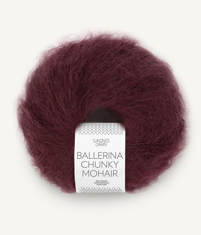 Sandnes Garn Ballerina Chunky Mohair - 4372 Burgundy