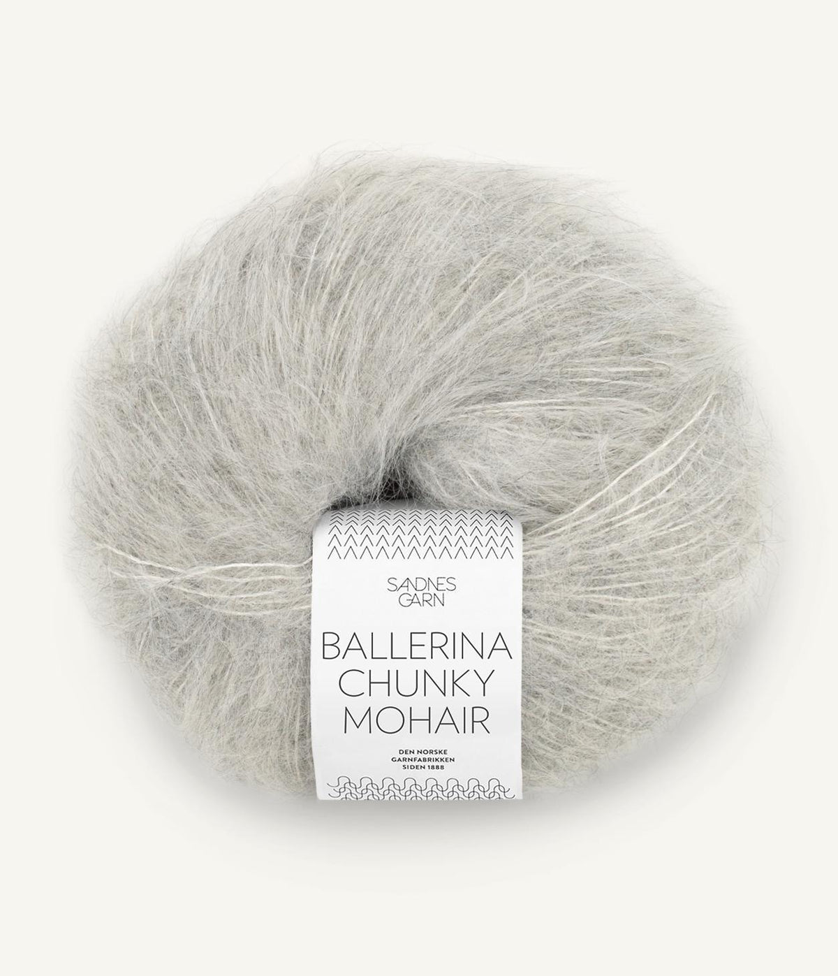 Sandnes Garn Ballerina Chunky Mohair - 1022 Light Grey Melange