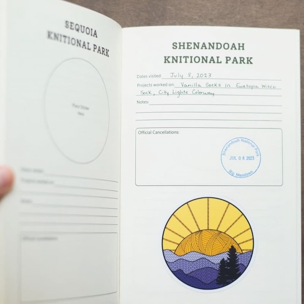Camp Stitchwood | Knitional Parks Passport Book - Paradise Fibers
