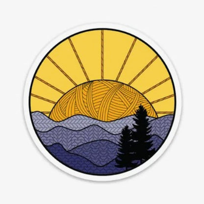 Camp Stitchwood | Shenandoah Knitional Park Knitting Sticker - Paradise Fibers