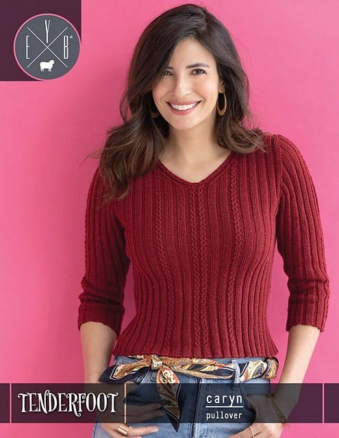CARYN Sweater Pattern from Queensland Leaflet - Paradise Fibers