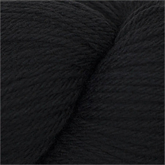 Cascade 220 Worsted Wool Yarn color 8555 Black