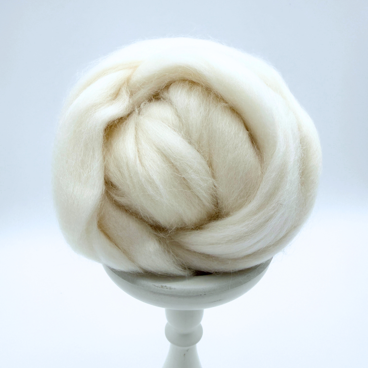 Paradise Fibers Superfine White Cashgora Top