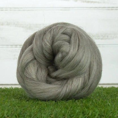PF Carded Corriedale Five Days of Grey - Tornado