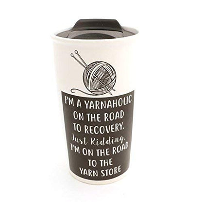 Ceramic Coffee Mug | Yarnaholic - Paradise Fibers