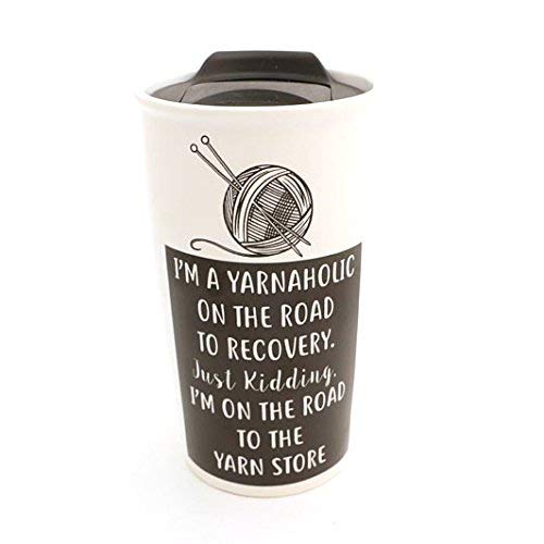 Ceramic Coffee Mug | Yarnaholic - Paradise Fibers
