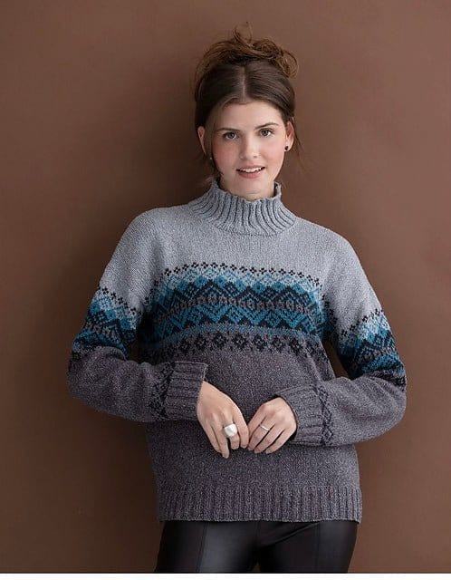 CHARLIE PULLOVER Pattern by Sandi Prosser Leaflet - Paradise Fibers