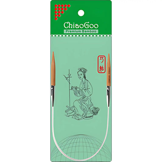 ChiaoGoo Bamboo Circular Knitting Needles - 12 in (30cm)