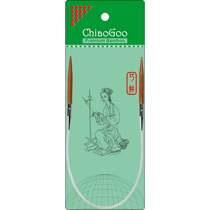 ChiaoGoo Bamboo Circular Knitting Needles - 16" (40cm) - Paradise Fibers